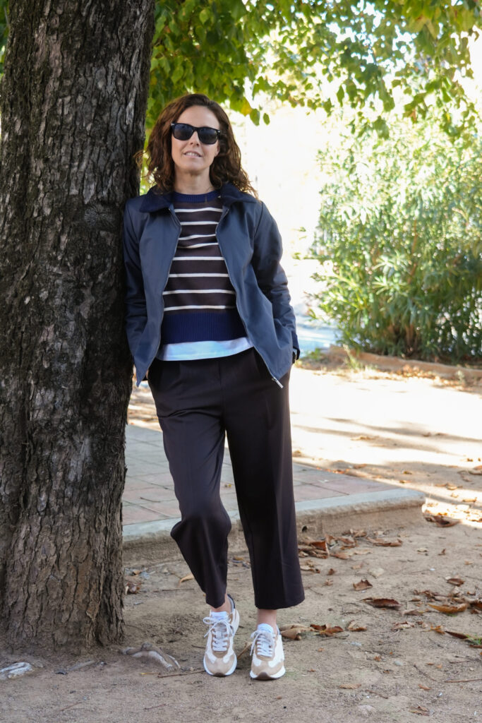 Pantalón Barrel Marrón