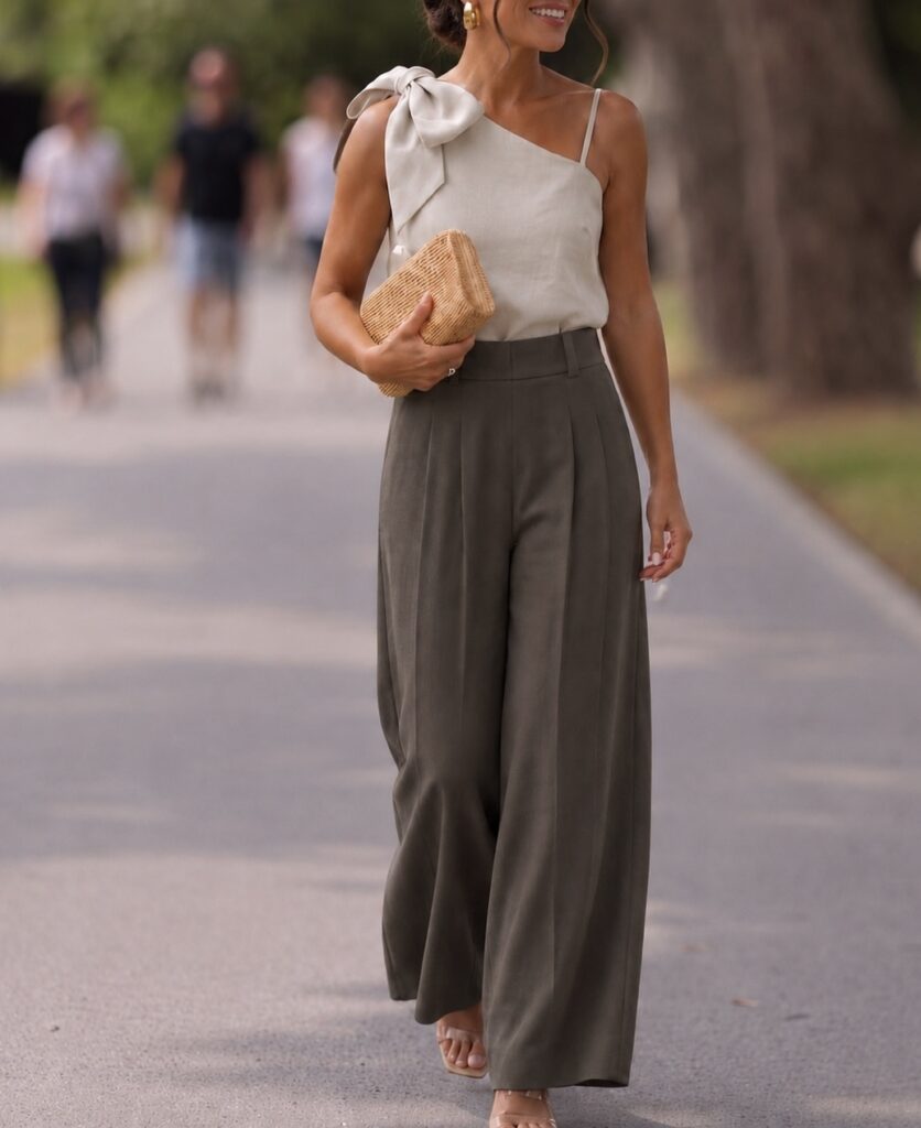 Pantalón Pinzas Caqui