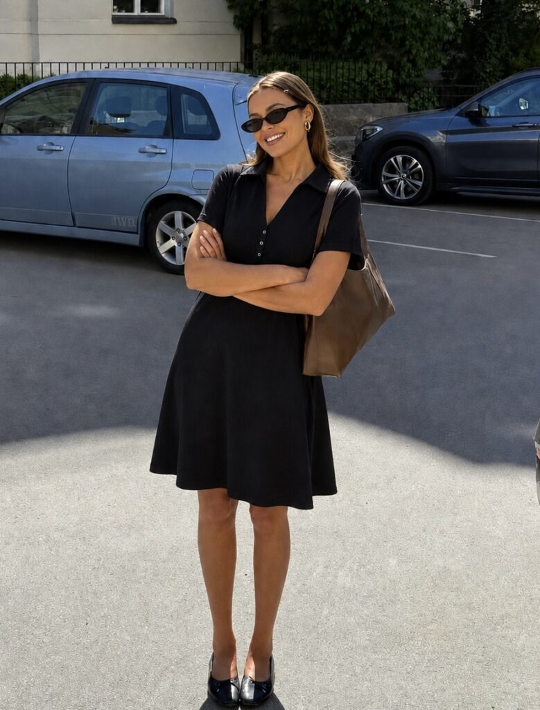 Vestido Polo Negro